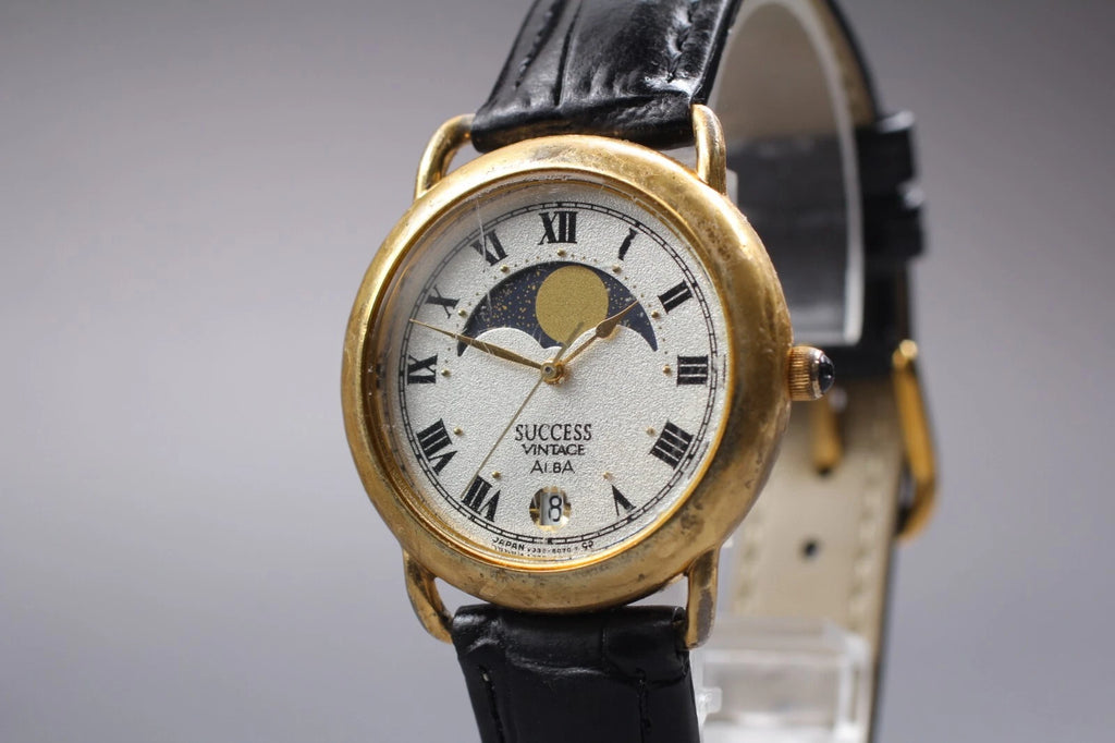Vintage Seiko "Success Alba" Moonphase