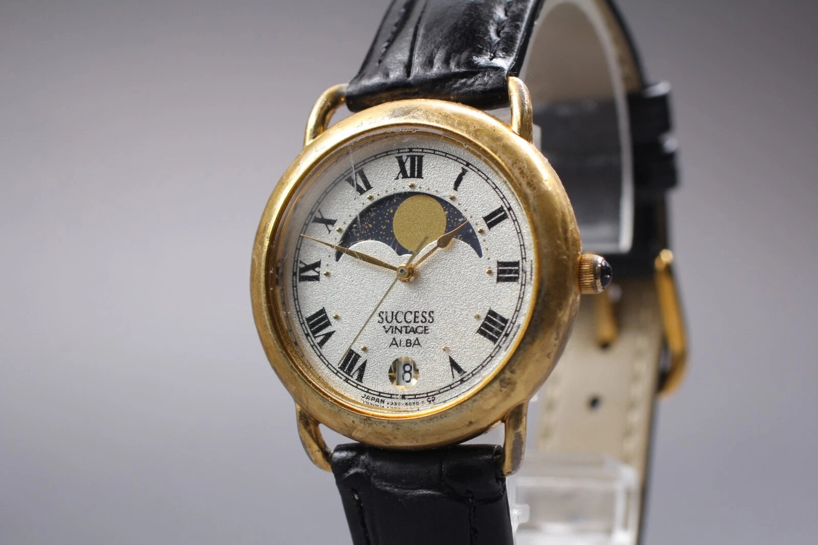 Vintage Seiko "Success Alba" Moonphase