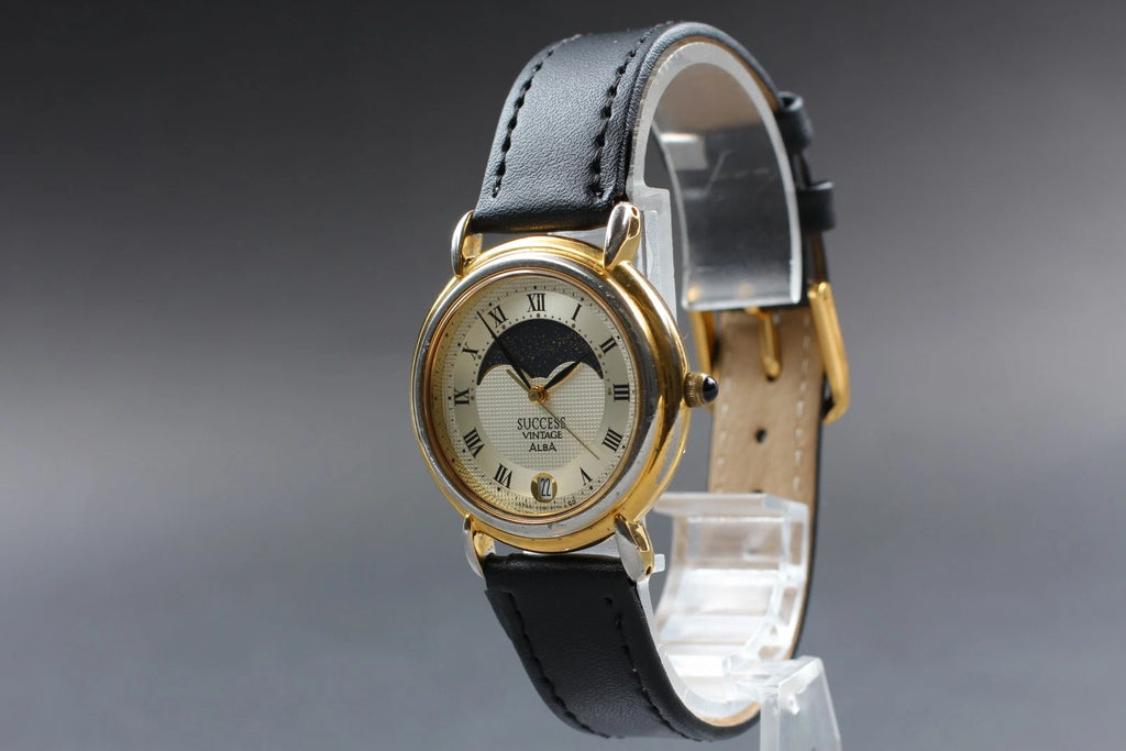 Vintage Seiko "Success Alba" Moonphase