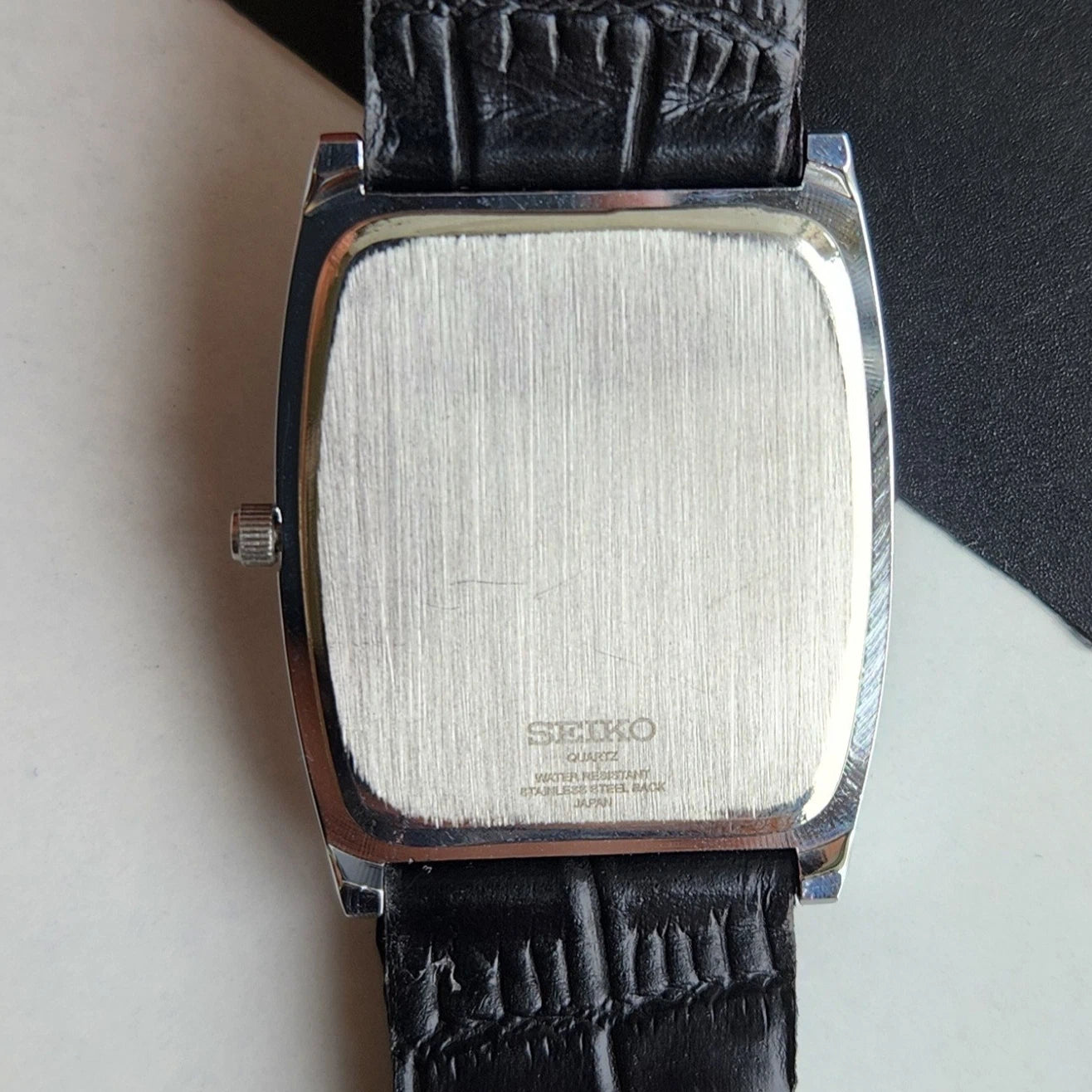 Vintage Seiko Tank - Slim Silver